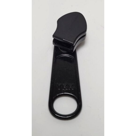 Lot of 29 YKK Black 2-Way Metal Zipper Pulls For Jackets Bags Sewing Crafts - Picture 3 of 3